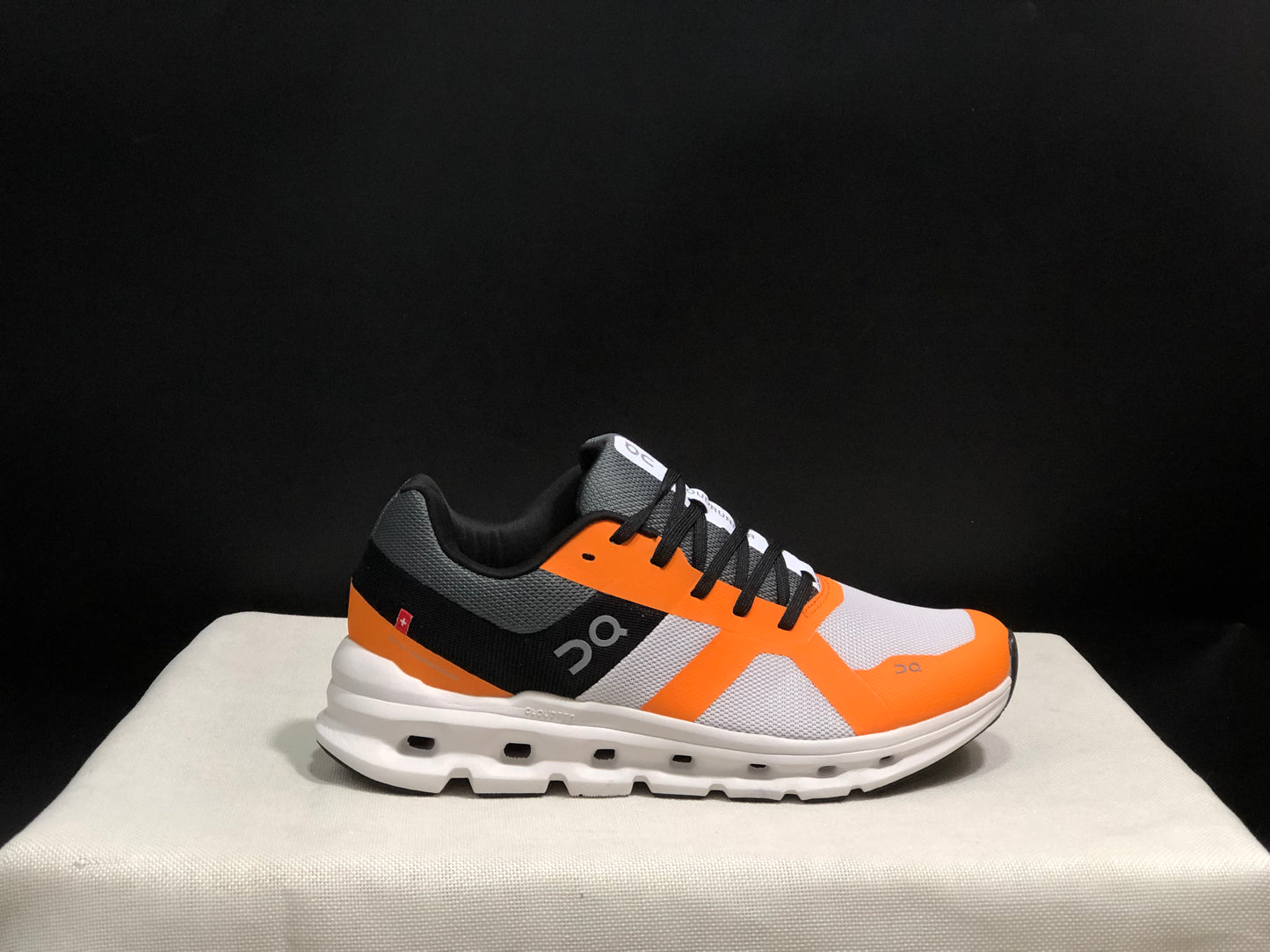 On Running Cloudrunner Anti-Slip Sports Running Shoes Grey/Orange