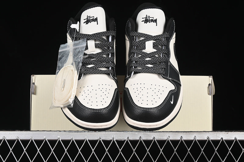 Nike Air Jordan 1 Low Black White Casual Sneakers