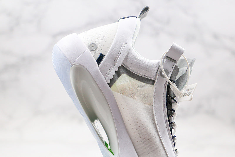 Nike Air Jordan 34 Low PF Pure Money White Sneakers