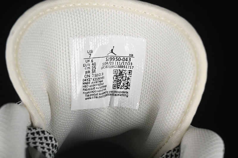 Nike Air Jordan 1 Low Supreme Black White Grey Sneakers
