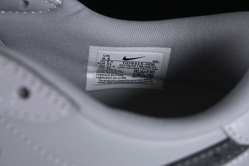 Nike Air Jordan 1 Low Wolf Grey White Gum Medium Brown Sole Sneakers