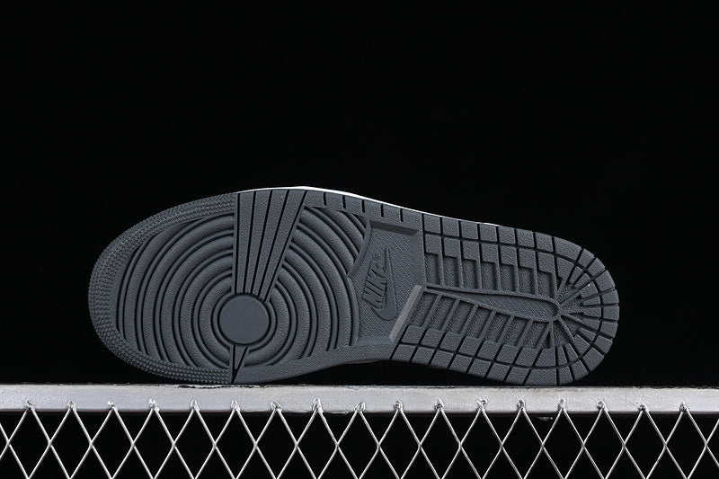 Nike Air Jordan 1 Low Black Sole Dark Grey White Sneakers