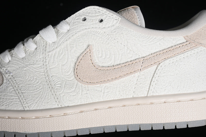 Chris Paul Nike Air Jordan 1 Low OG Light Cream And Sail Sneakers