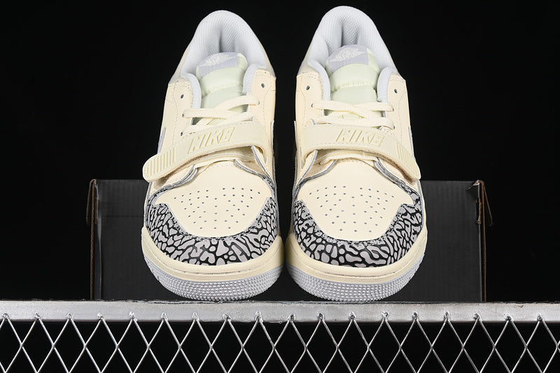 Nike Air Jordan Legacy 312 Low Black Cement Beige Sneakers