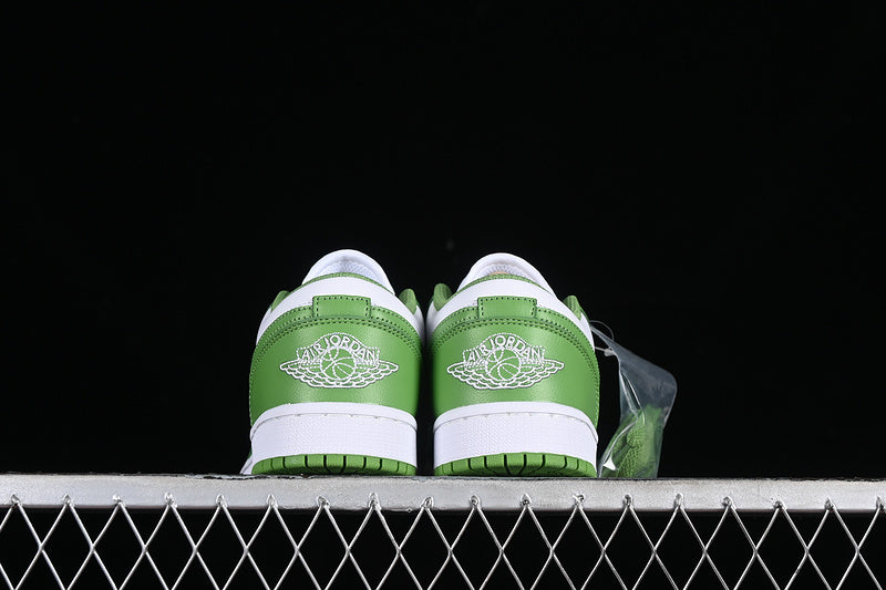 Nike Air Jordan 1 Low White Green Sneakers
