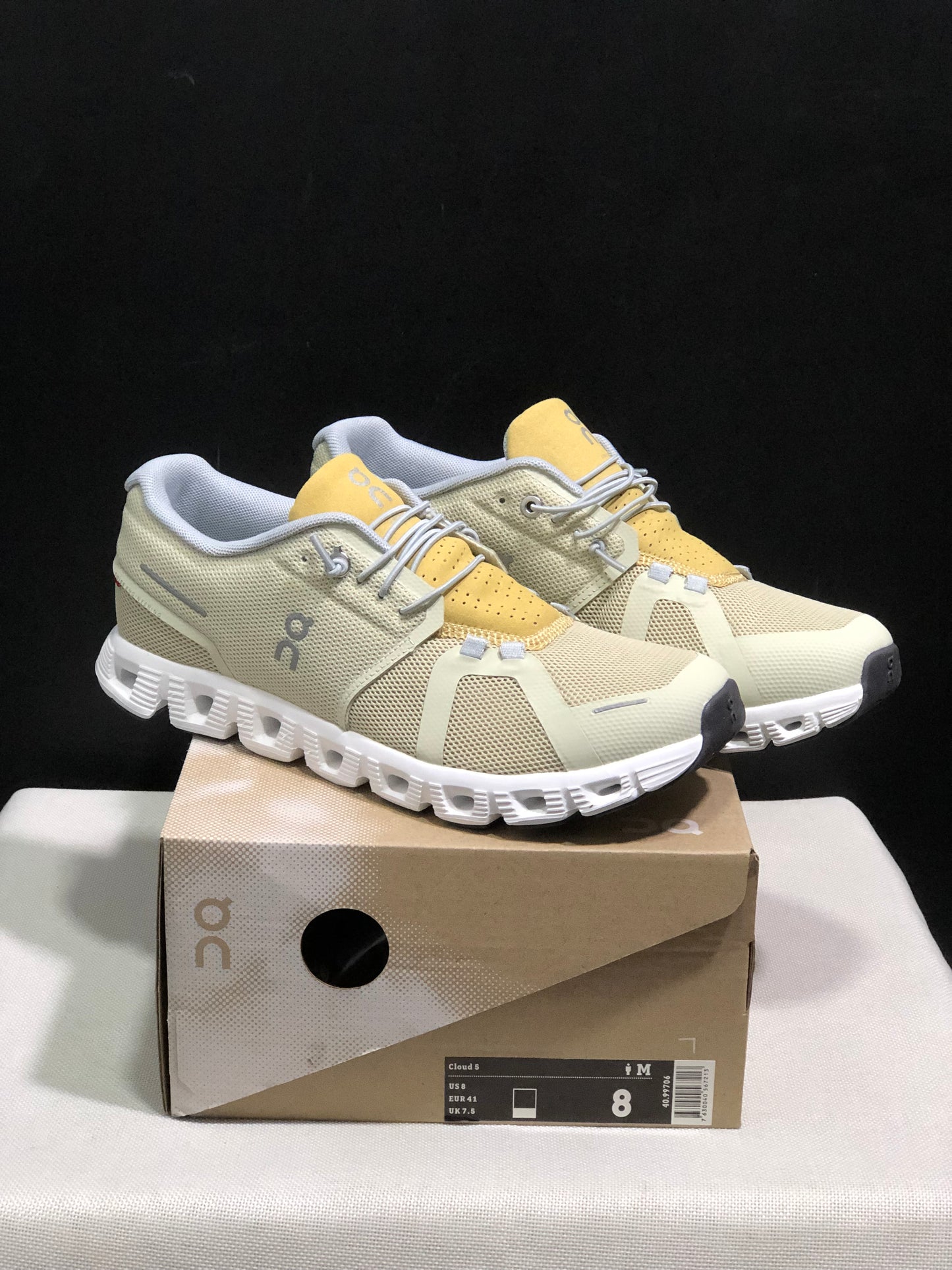 On Running Cloud 5 Lightweight Running Shoes Haze/Sand