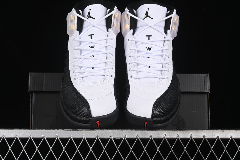 Nike Air Jordan 12 Low Black White Sneakers