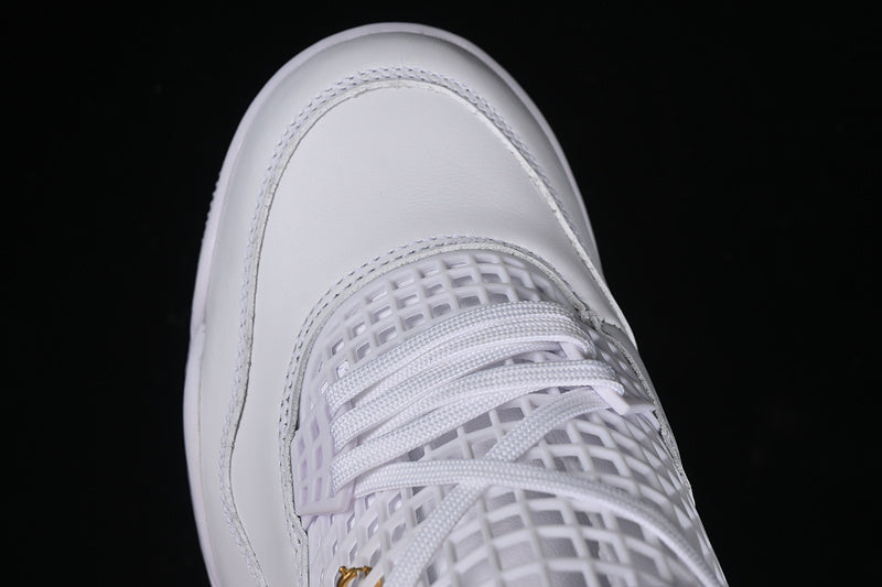 Nike Air Jordan 4 Retro Net White Sneakers
