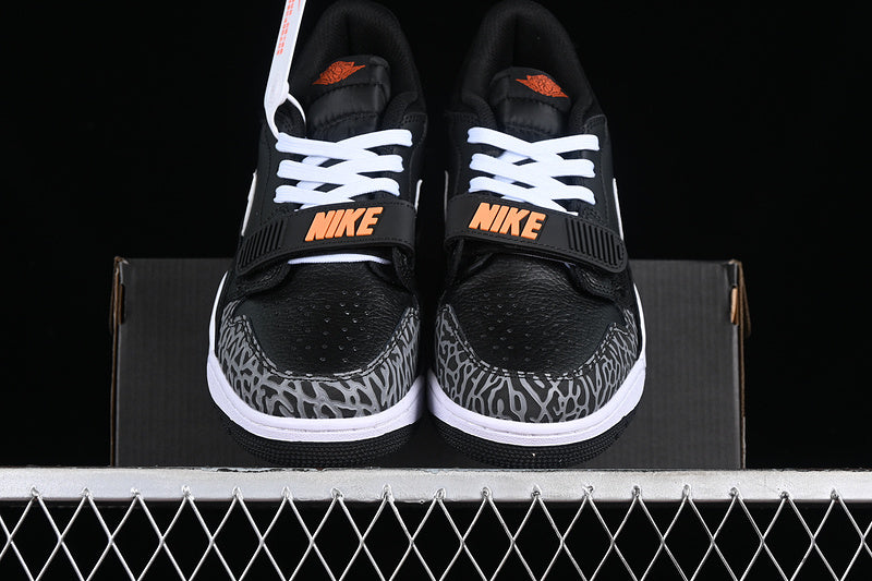 Nike Air Jordan Legacy 312 Low Black White Black Cement Sneakers