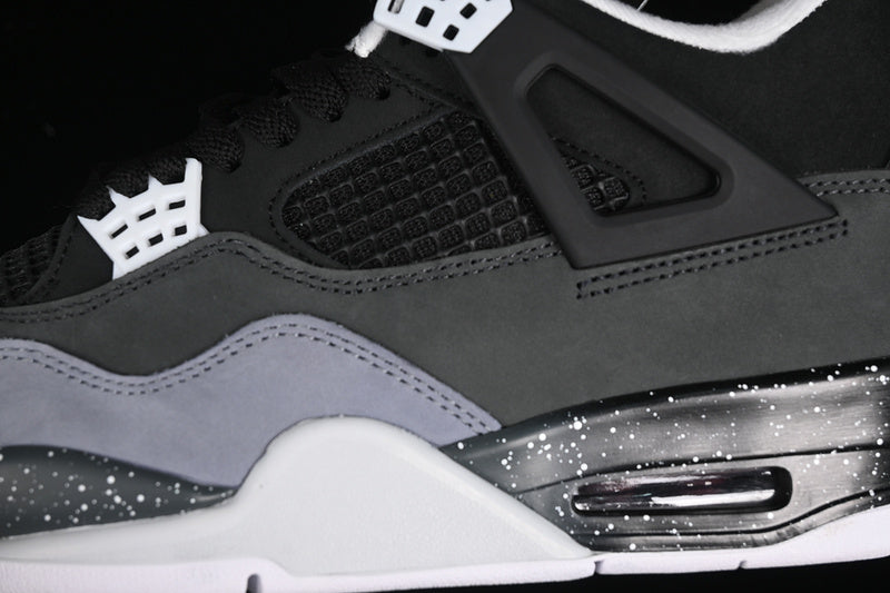 Nike Air Jordan 4 Retro Fear Black White Anthracite Sneakers