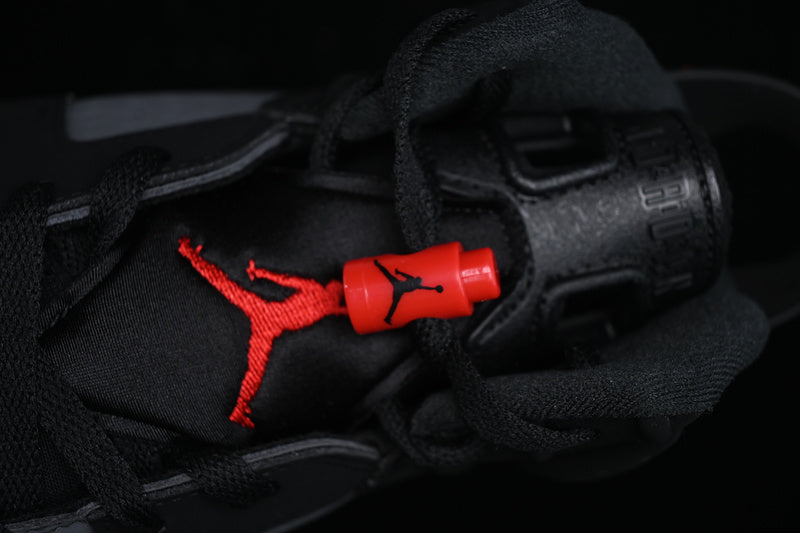 Nike Air Jordan 6 Black Fire Red Iron Grey Sneakers