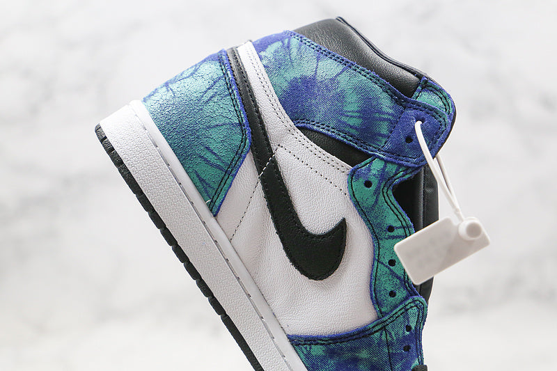 Nike Air Jordan 1 Retro High OG Tie Dye Blue White Sneakers