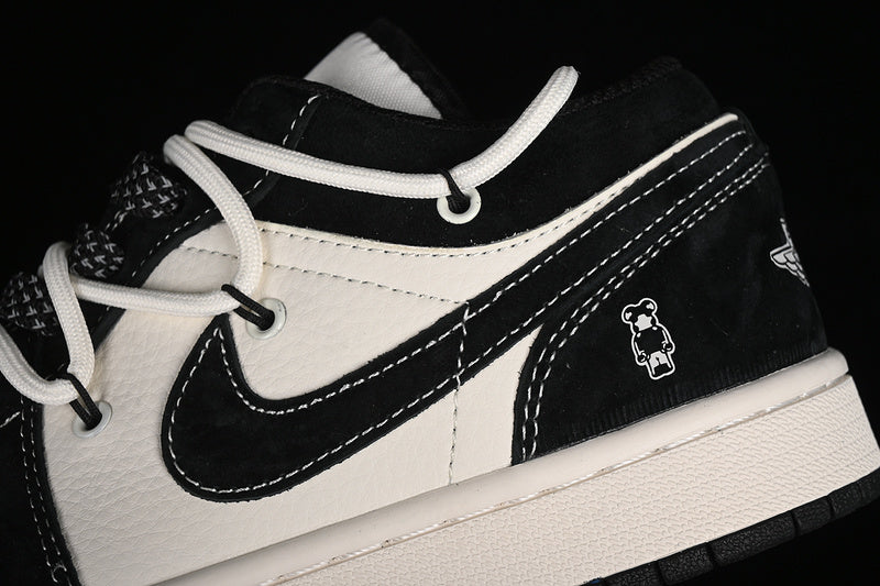Nike Air Jordan 1 Retro Low Black Sole White Black Sneakers