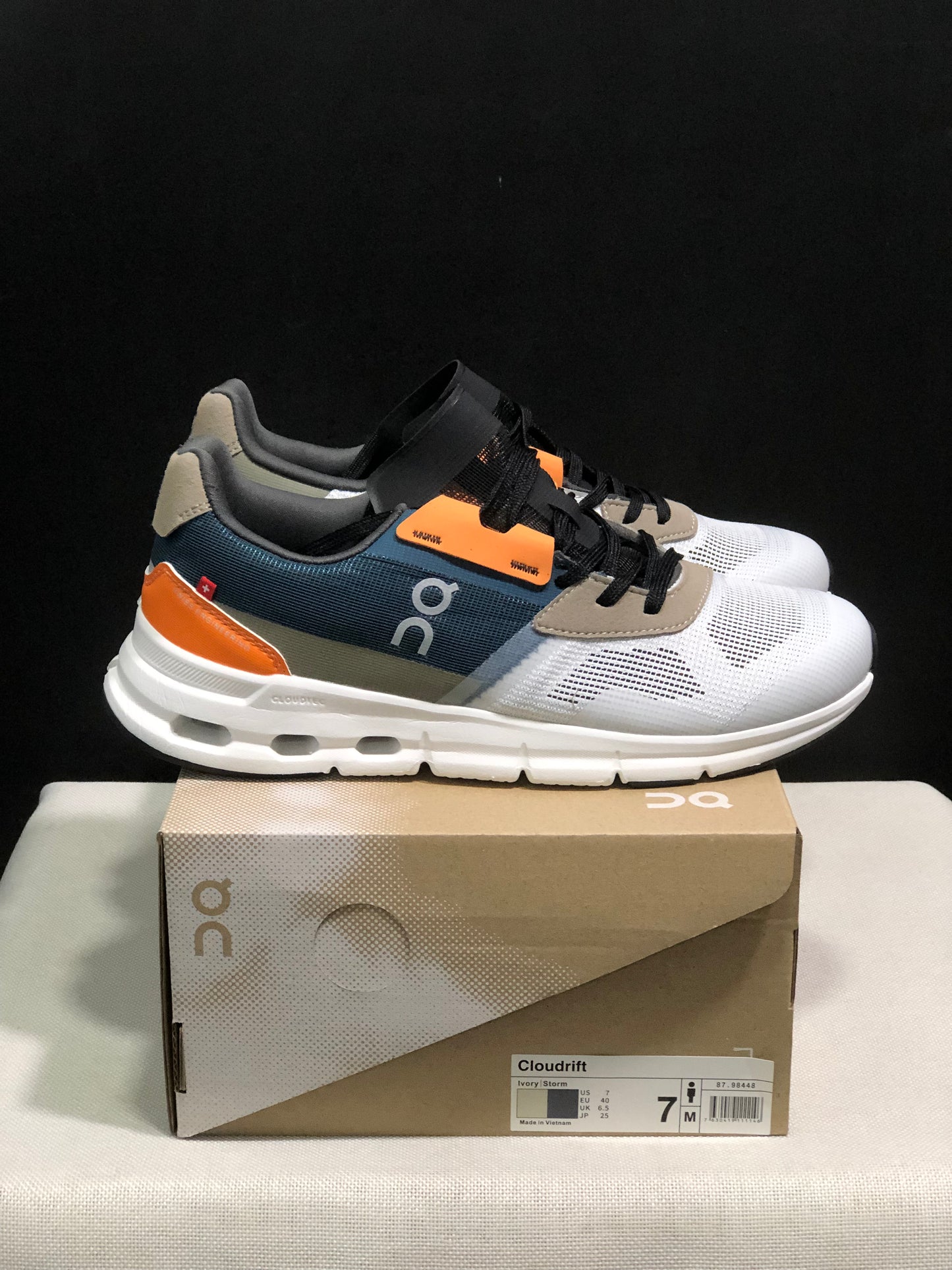 On Running Cloudrift Comfortable And Versatile Sports Casual Shoes Light Grey/Brown