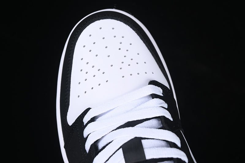 Nike Air Jordan 1 Low Black White Grey Casual Sneakers