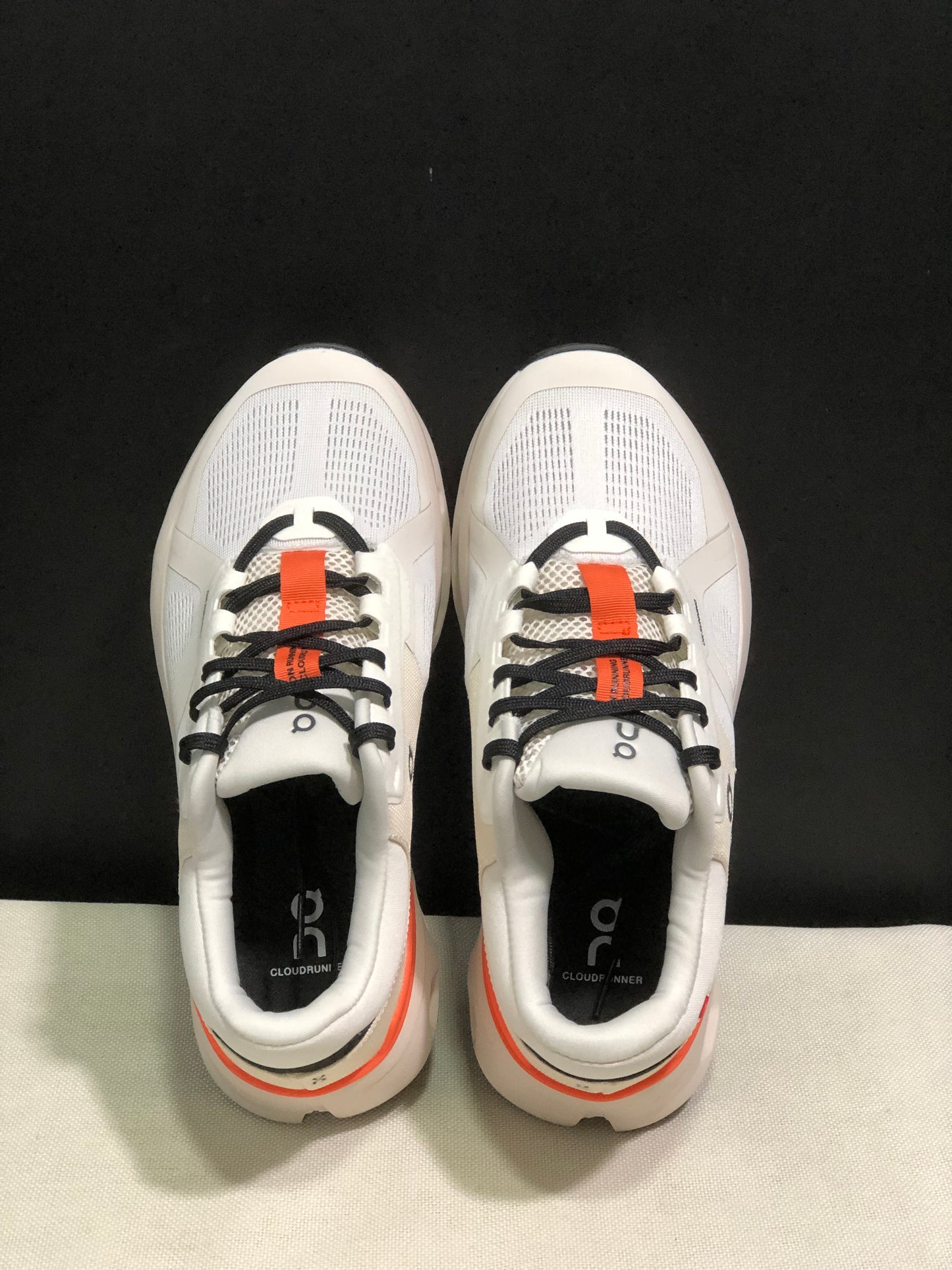 On Running Cloudrunner 2 Mesh Breathable Running Shoes White/Orange