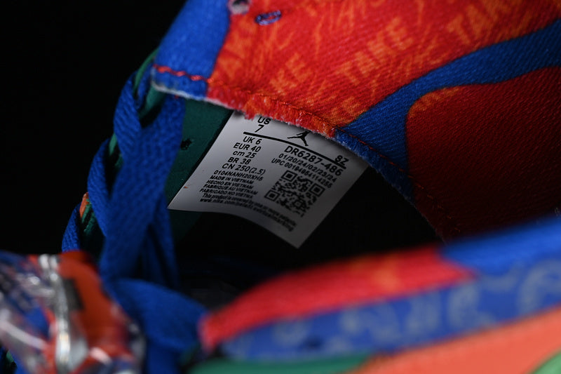 Nike Air Jordan 5 Low Doernbecher Hyper Royal Safety Orange University Red Sneakers