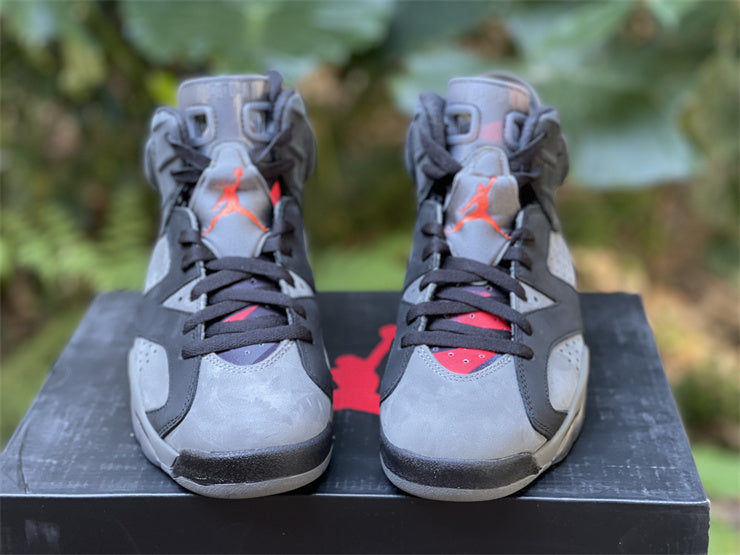 Nike Air Jordan 6 Retro PSG Paris Saint Germain Black Grey Sneakers