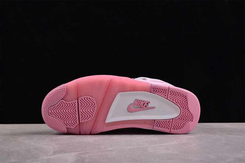 Nike Air Jordan 4 Retro White Pink Sneakers