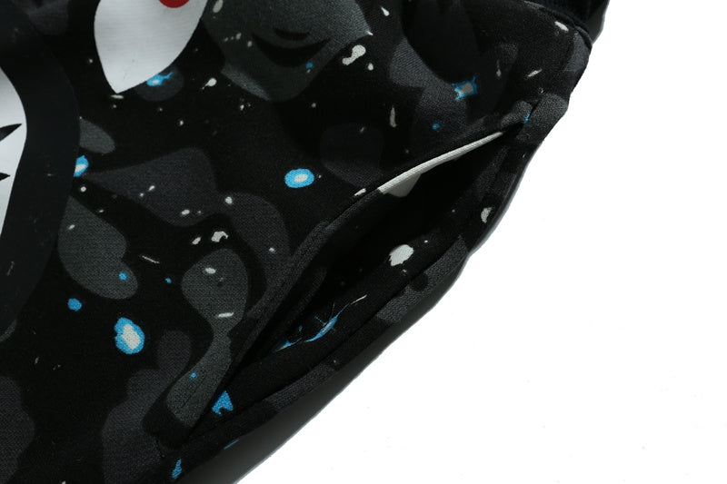 A Bathing Ape Shark Head Luminous Series Pants Starry Night