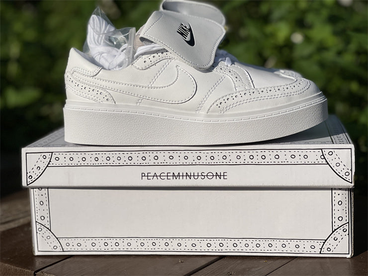 Nike Kwondo 1 G-Dragon Peaceminusone Triple White Sneakers