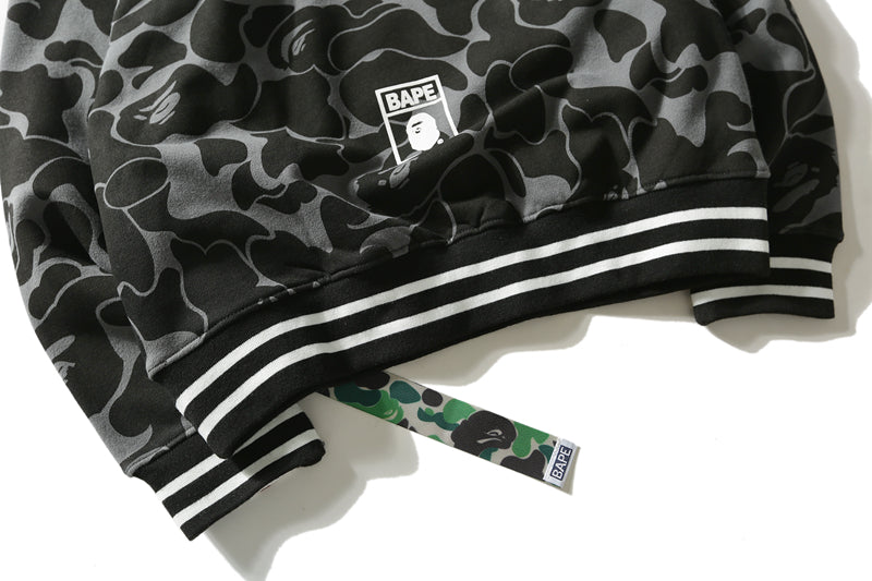 A Bathing Ape BAPE Star Camo Black Ribbon Hoodie