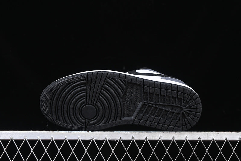 Nike Air Jordan 1 Low Black White Grey Casual Sneakers