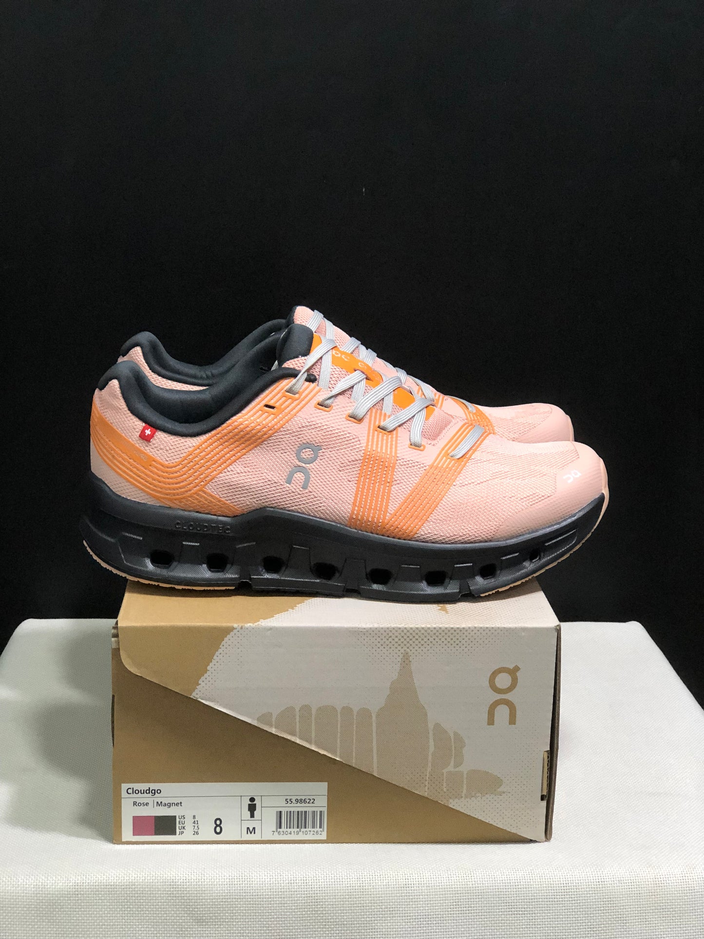On Running Cloudgo Comfortable And Lightweight Running Shoes Rose/Magnet