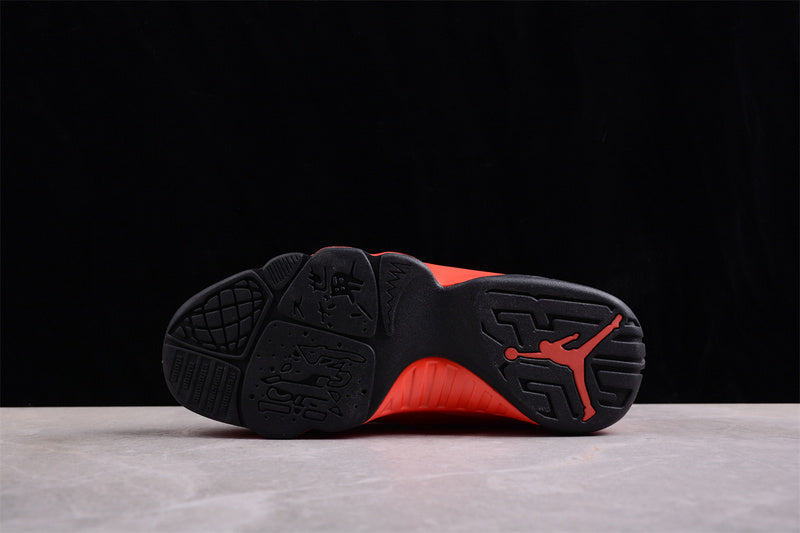 Nike Air Jordan 9 Retro Black Sole Chile Red Sneakers