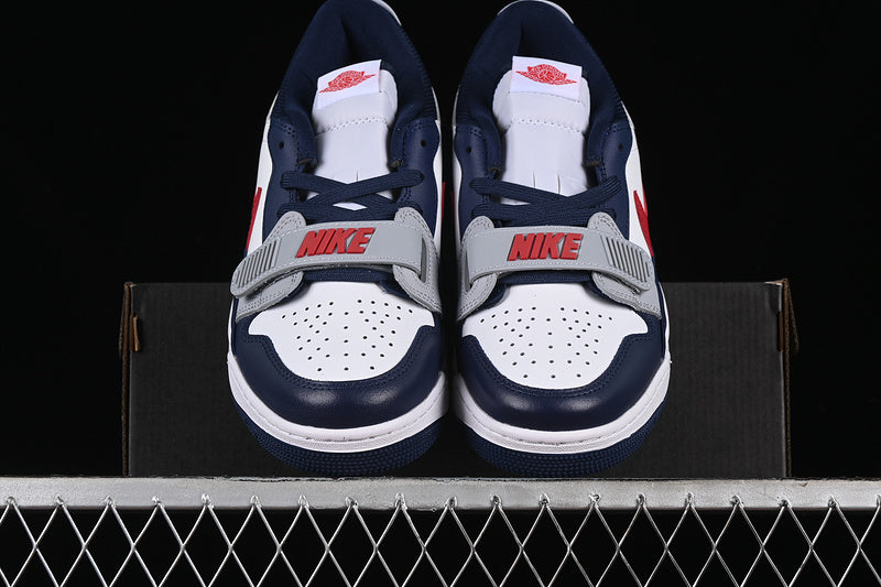 Nike Air Jordan Legacy 312 Low White Varsity Midnight Navy Multicolour Sneakers
