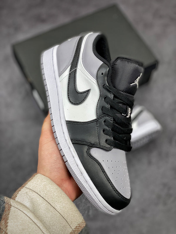 Nike Air Jordan 1 Low Shadow Toe Grey Black Sneakers