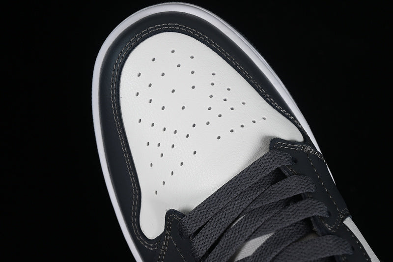 Nike Air Jordan 1 Low Black Sole Dark Grey White Sneakers