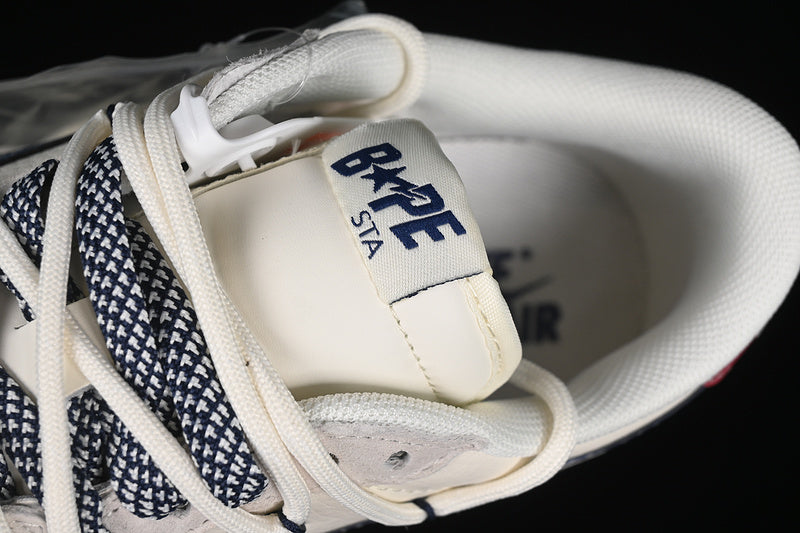 Nike Air Jordan 1 Low Travis Scott Fragment Design BAPE White Grey Blue Red Multicolour Sneakers