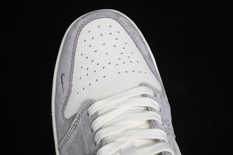 Nike Air Jordan 1 Low Grey White Casual Sneakers