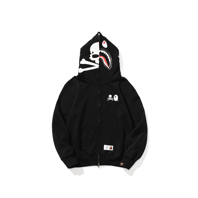 A Bathing Ape BAPE Shark Head Skull 15th Anniversary Joint Edition Hoodie