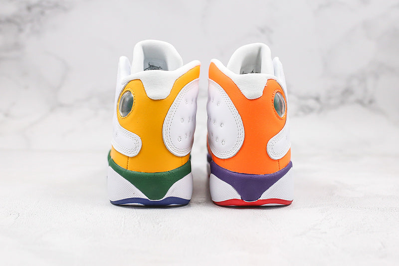 Nike Air Jordan 13 Retro White/Multicolor Sneakers