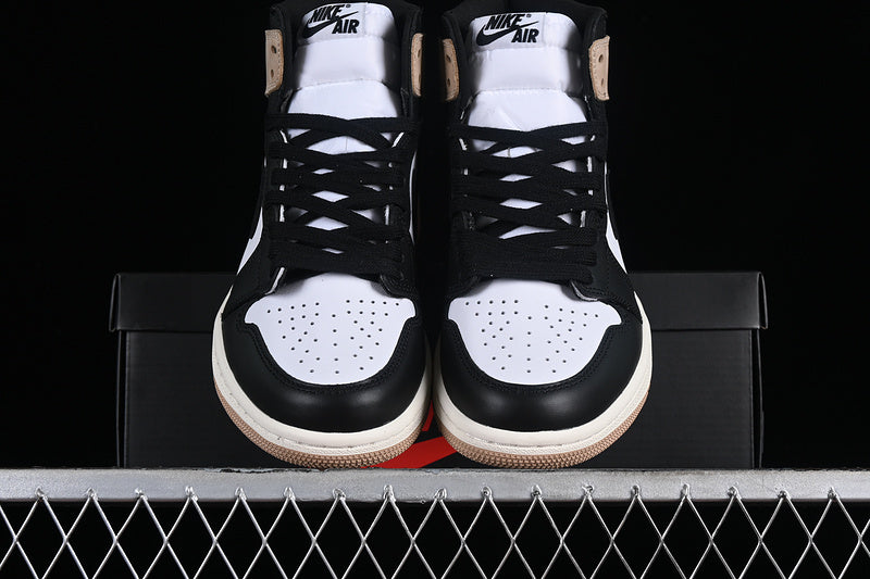 Nike Air Jordan 1 Medium OG Latte Black Legend Brown White Sail Sneakers