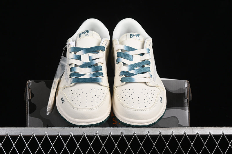 Nike Air Jordan 1 Low BAPE Travis Scott Fragment Design White Green Sneakers