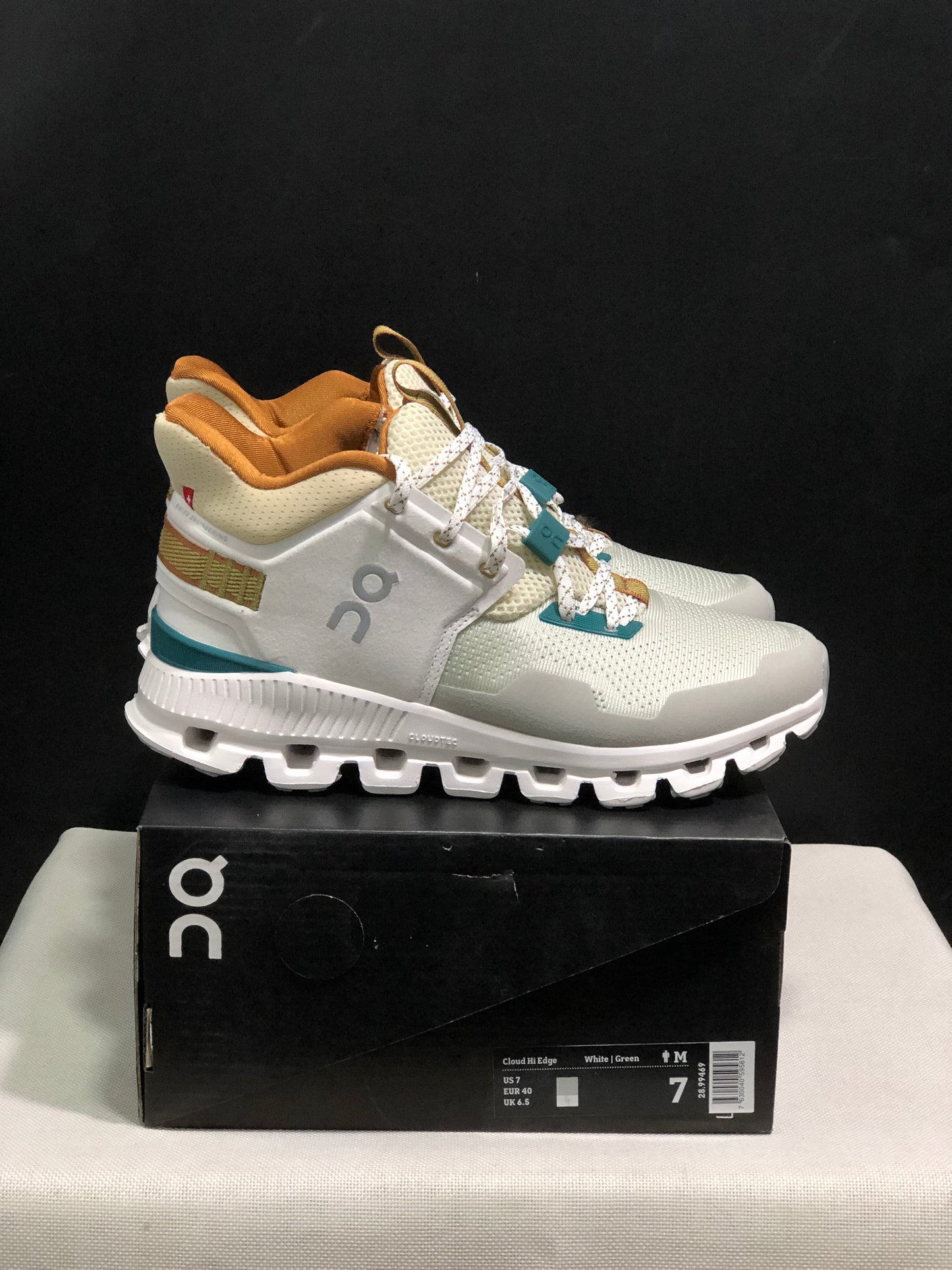 On Running Cloud Hi Edge Outdoor Training Running Shoes Light Grey/Light Brown