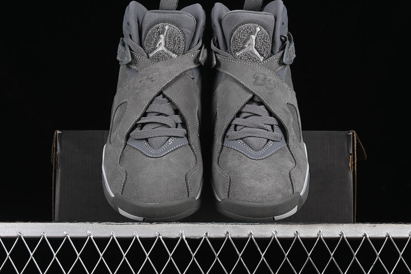Nike Air Jordan 8 Retro Wolf Grey Sneakers