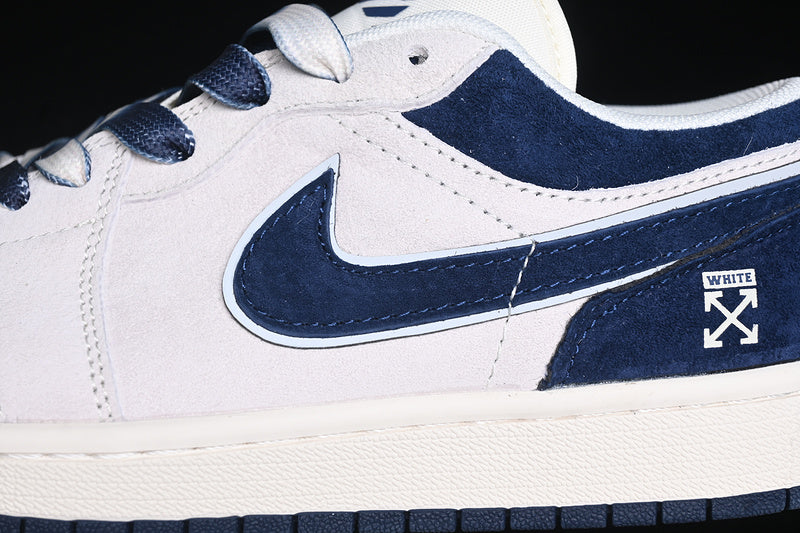 Nike Air Jordan 1 Low Navy White Sneakers