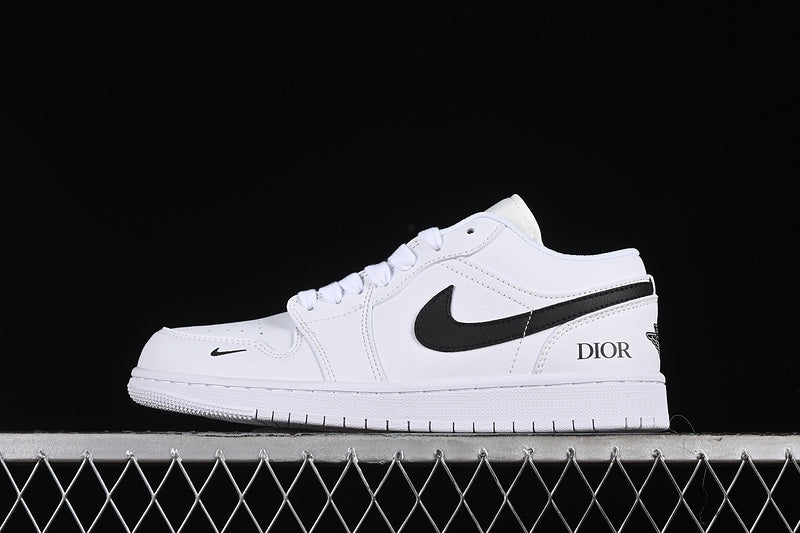 Nike Air Jordan 1 Retro Low DIOR White Black Sneakers