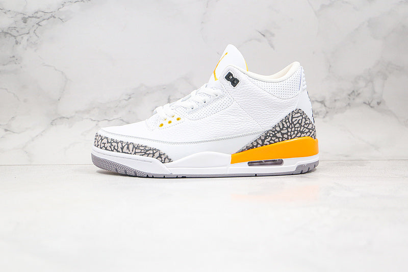 Nike Air Jordan 3 Retro Lakers Laser Orange Sneakers