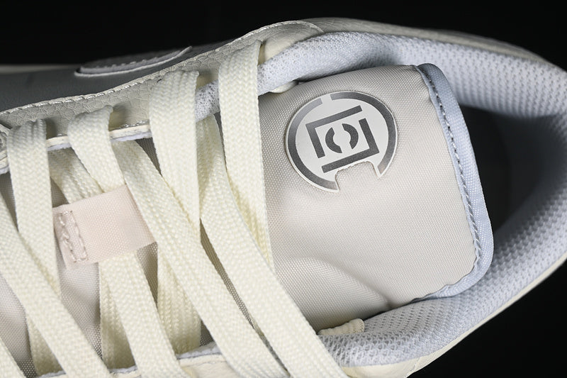 Nike Air Jordan 1 Low White Grey Silver Sneakers