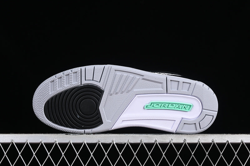 Nike Air Jordan 3 Retro Green Glow Black Wolf Grey White Sneakers