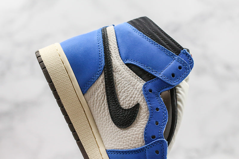 Nike Air Jordan 1 Retro OG x Travis Scott High White Blue Sneakers