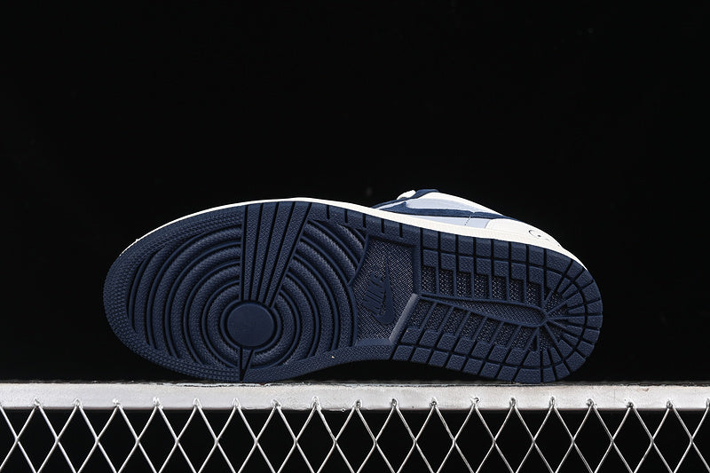 Nike Air Jordan 1 Low Wolf Grey Blue Sneakers