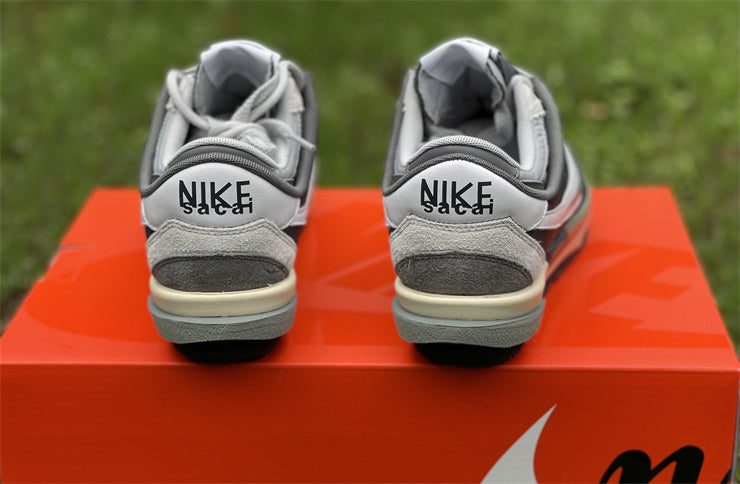 Nike Zoom Sacai Cortez Iron Grey White Light Cream Sneakers