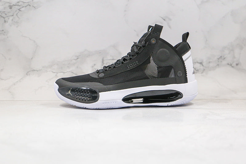 Nike Air Jordan XXXIV 34 Eclipse Black Basketball Sneakers