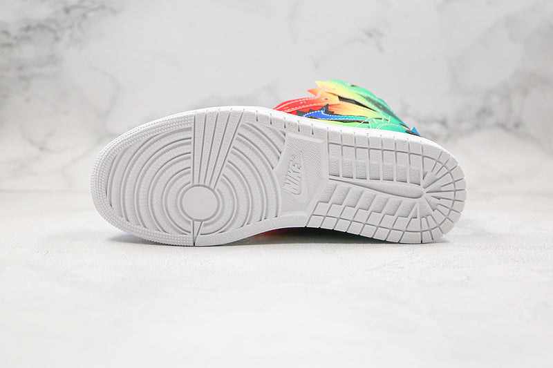 Nike Air Jordan 1 Retro High-Top Balvin Tie Dye Sneakers